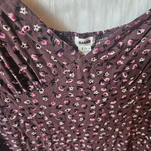 Garage Classic 90's Floral Babydoll Mini Dress/Tunic - Picture 5 of 7